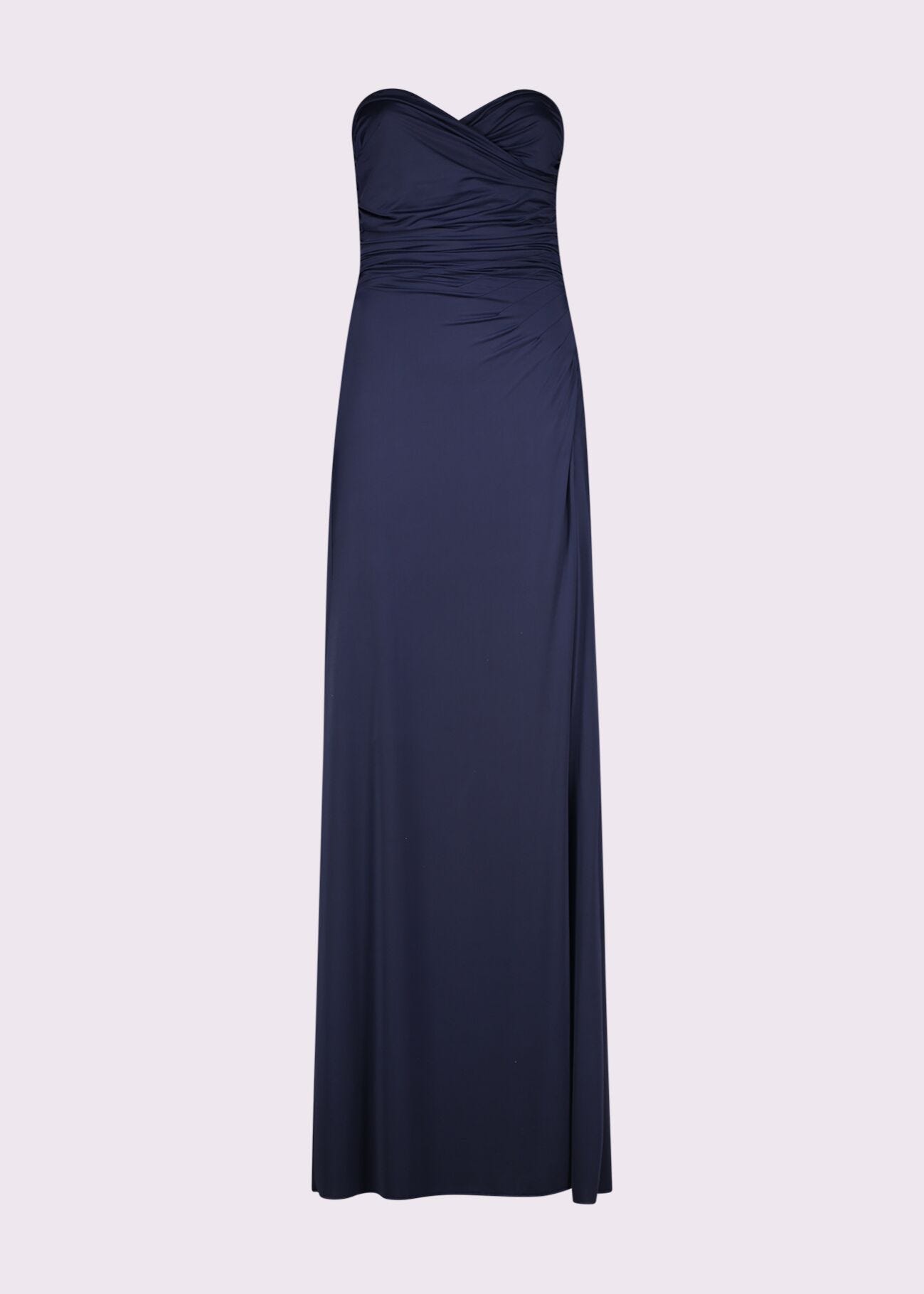 Robe bleue en jersey pour femme