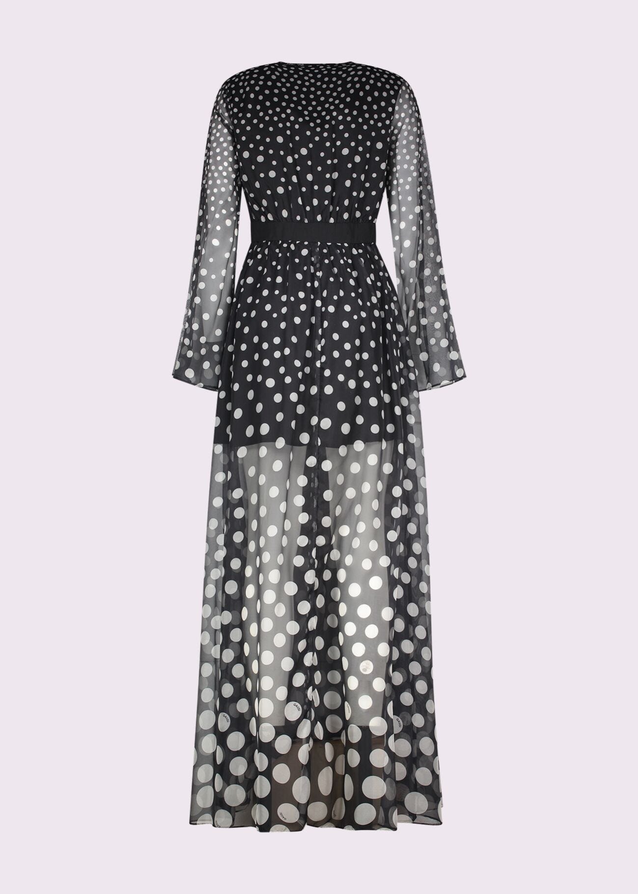 Women's printed chiffon dress