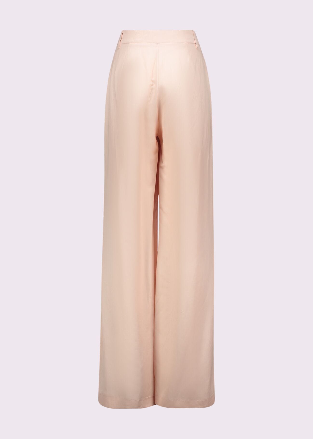 Women's linen-blend trousers