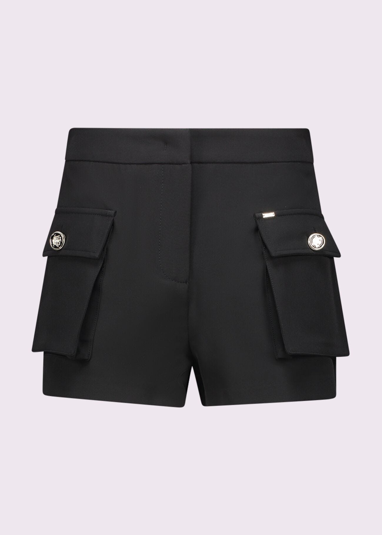 Shorts da donna neri con tasche