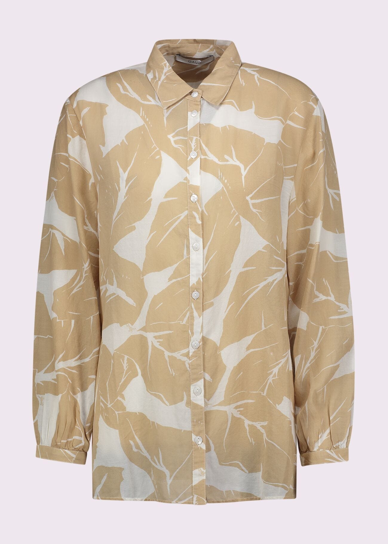 Camicia da donna con nodo e maniche lunghe