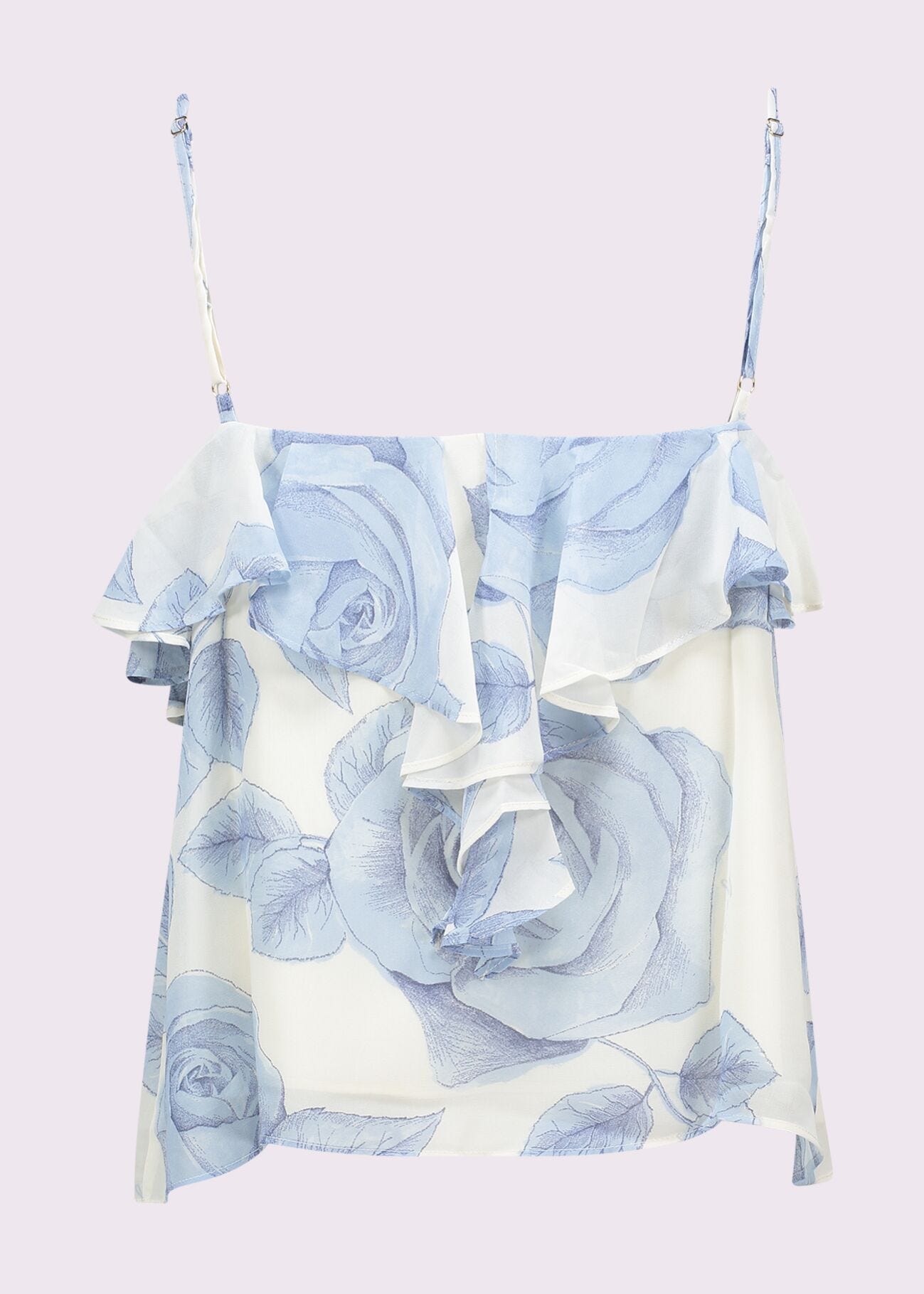 Women's printed georgette top