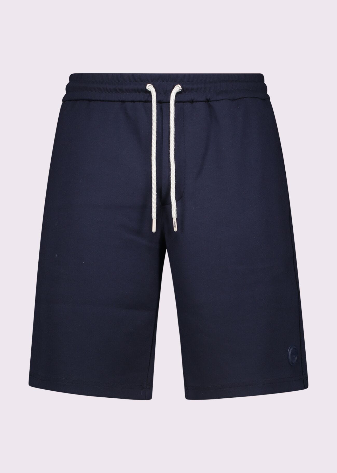 Bermuda blu in felpa