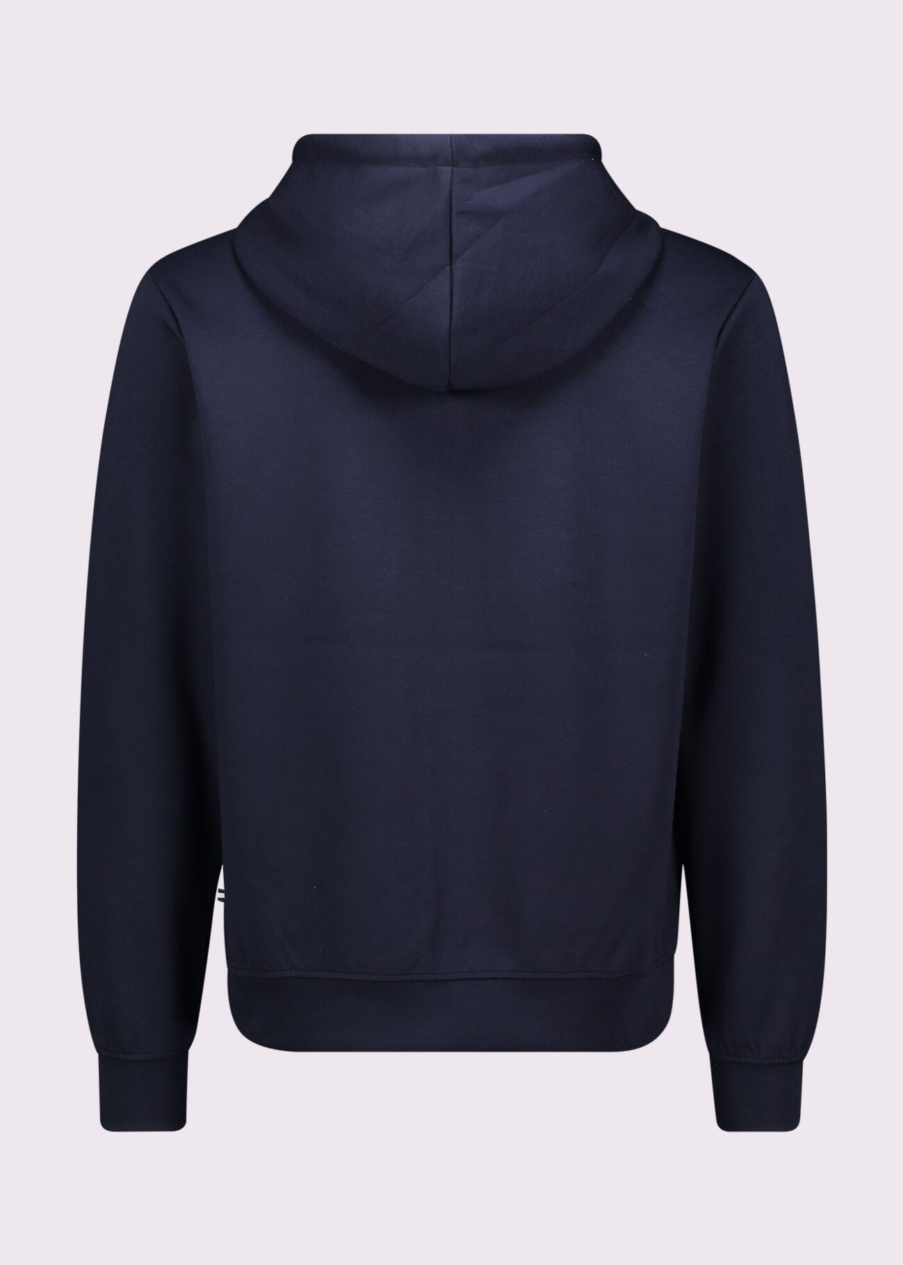 Felpa blu da uomo con cappuccio