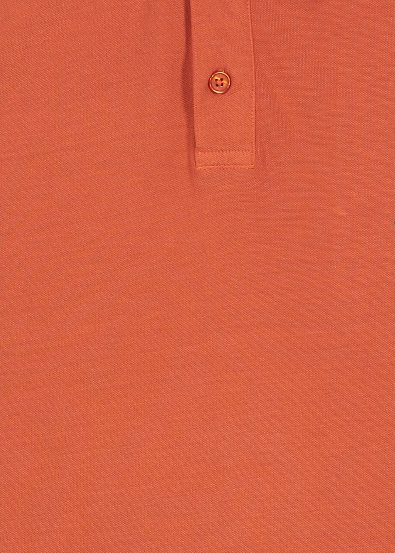 Polo rossa da uomo in cotone