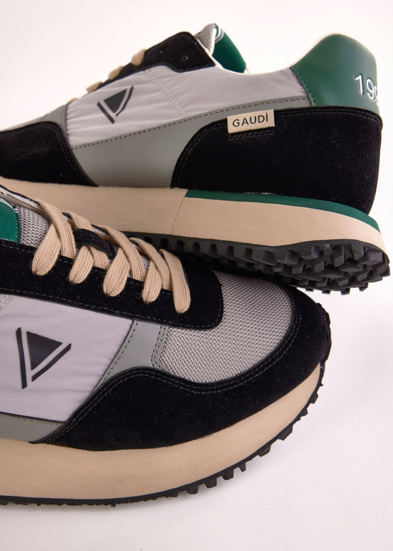 Baskets de running en nylon et matière synthétique