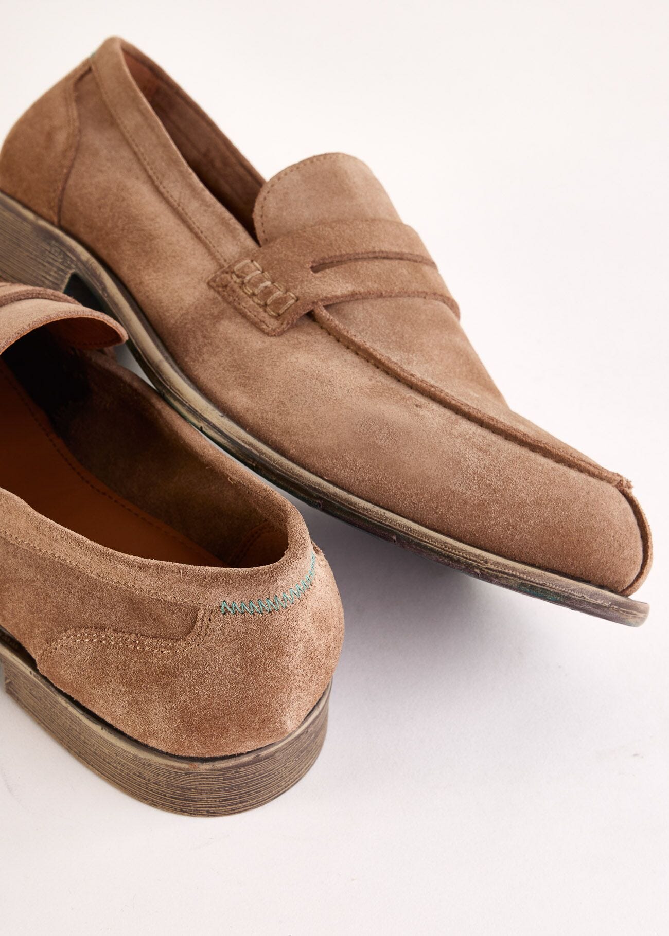Suede moccasins
