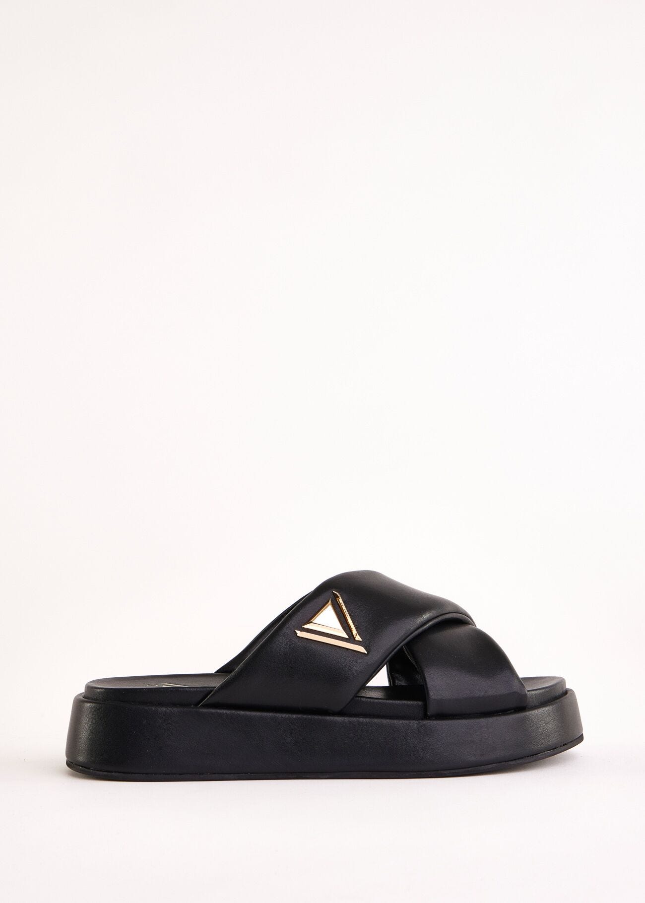 Sabot neri in similpelle