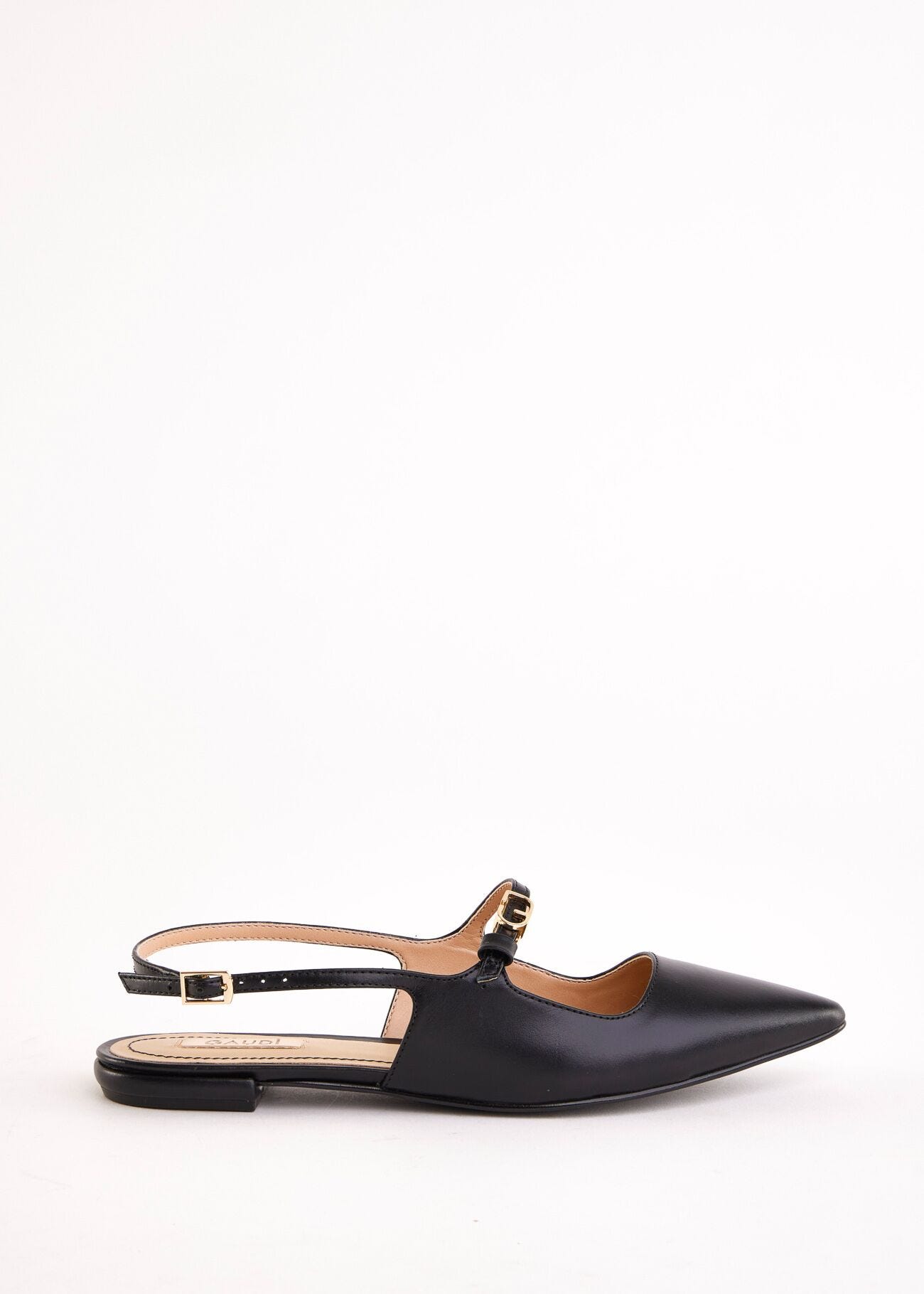 Escarpins noirs en cuir