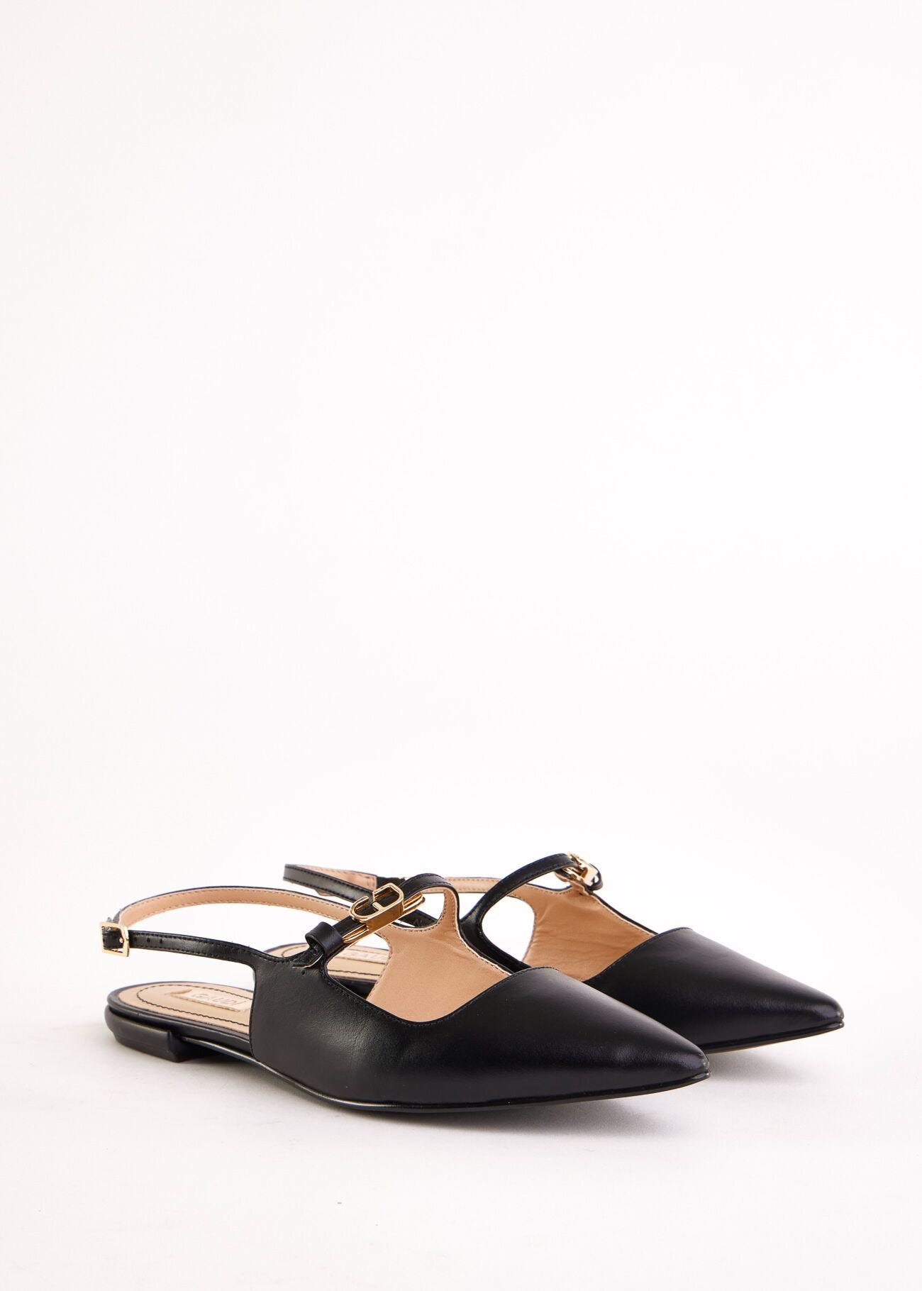 Escarpins noirs en cuir