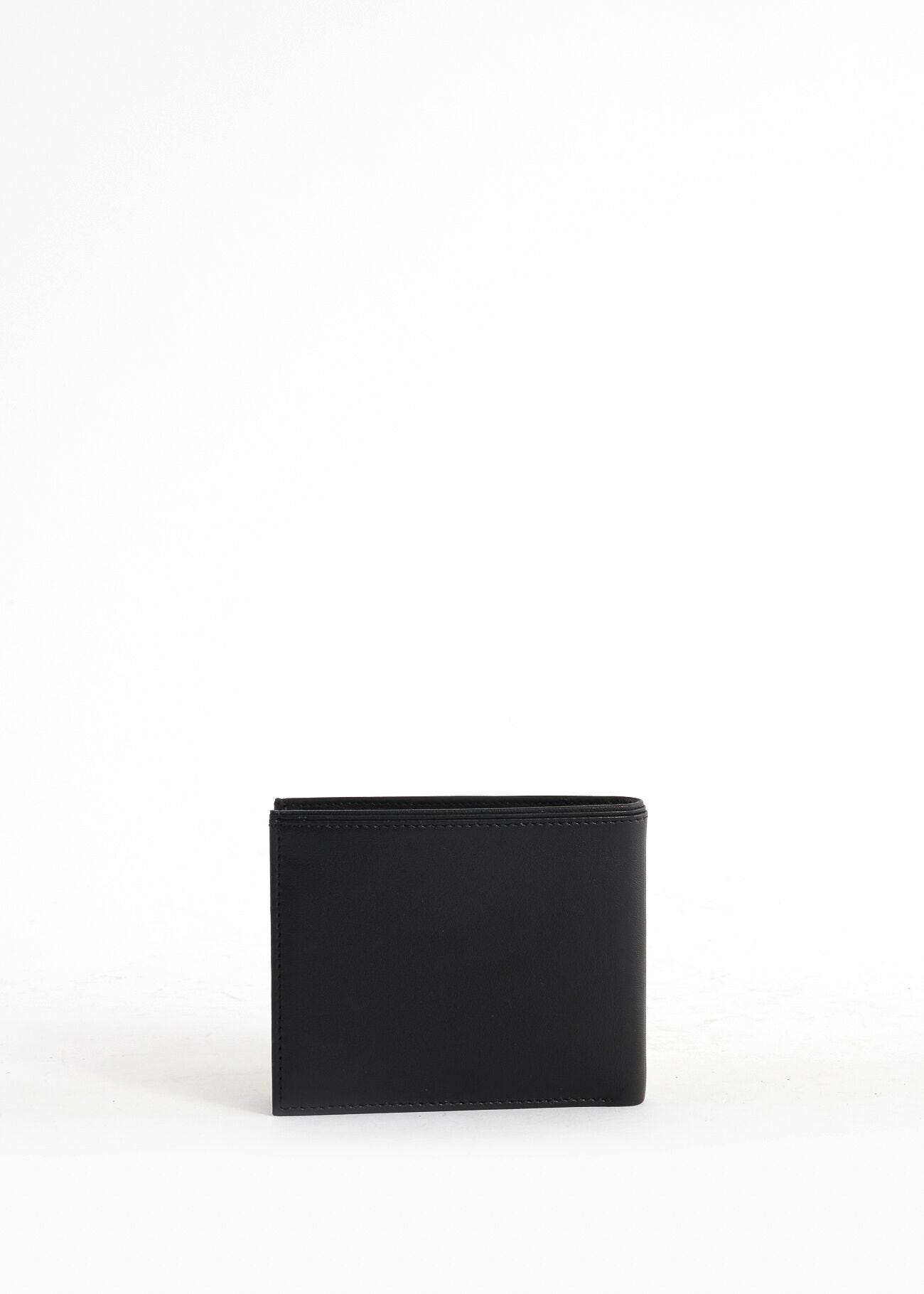 Black leather wallet
