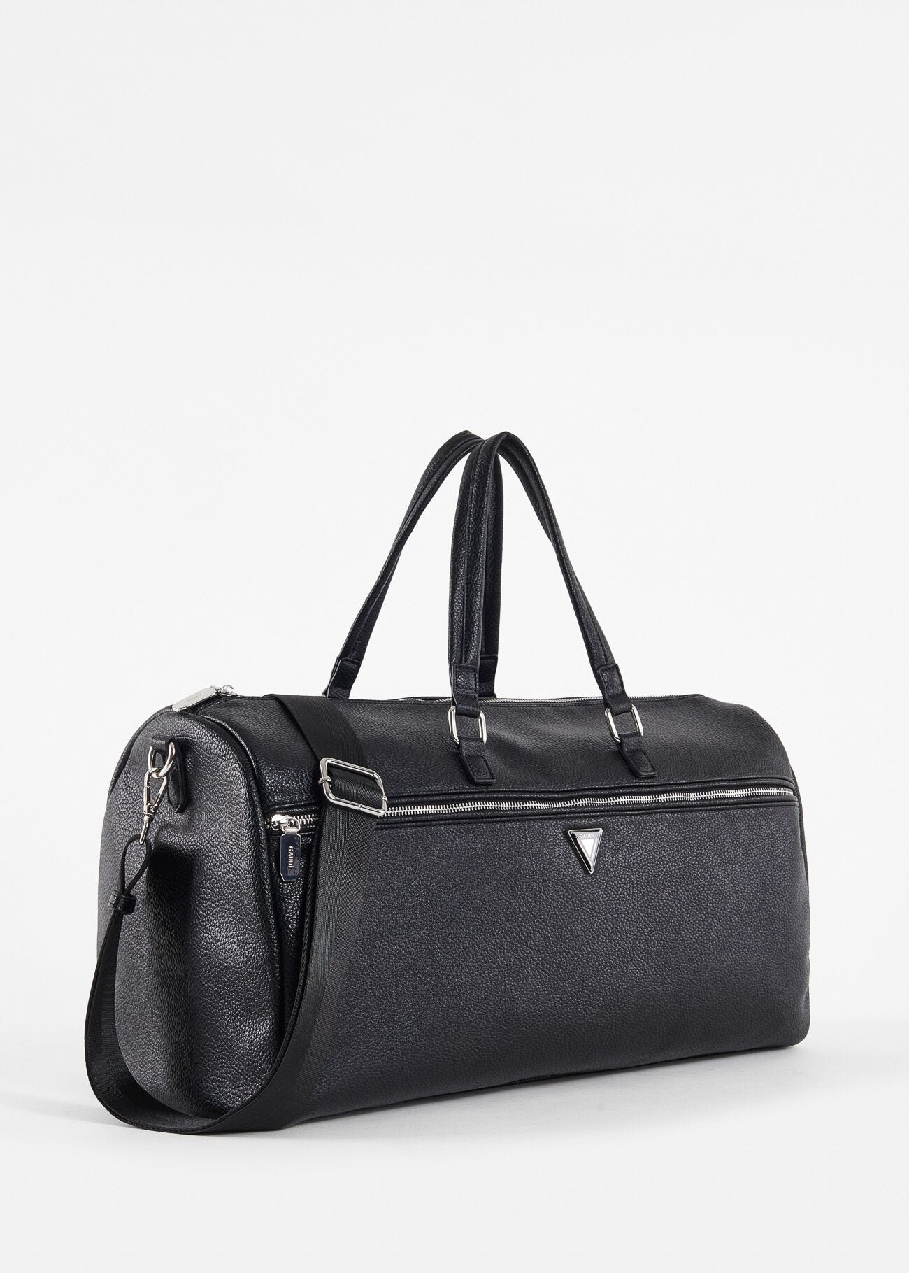 Borsone nero in similpelle