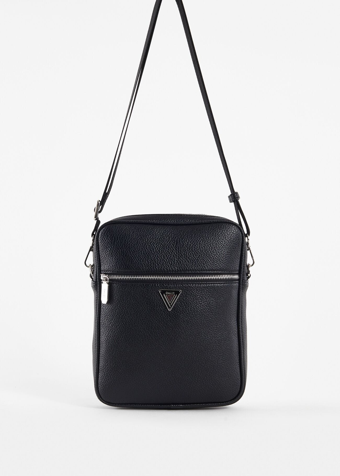Black faux-leather iPad bag | Shop Online | Gaudì