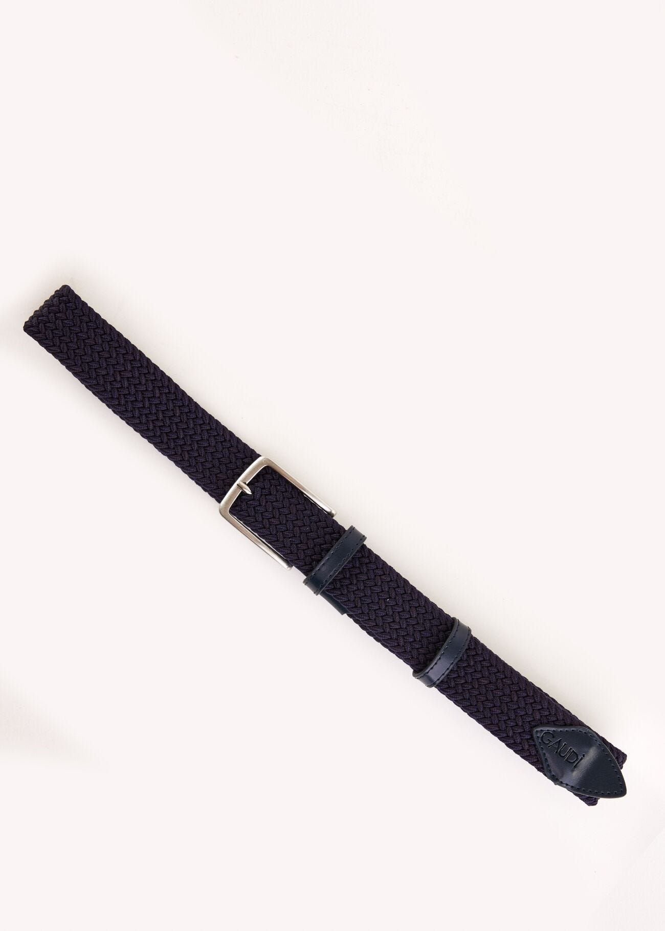 Blue woven belt