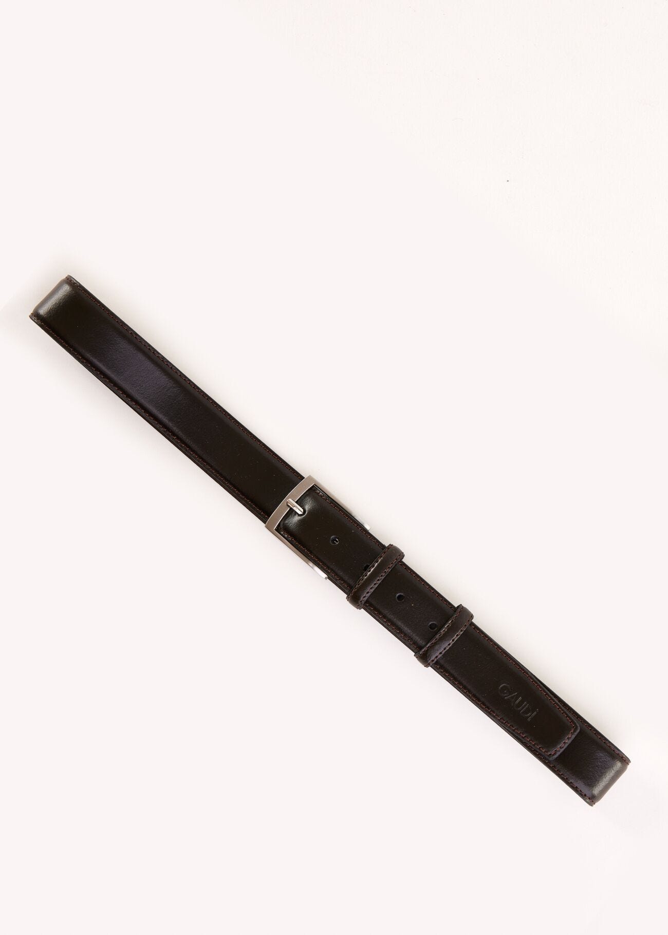 Ceinture marron en cuir
