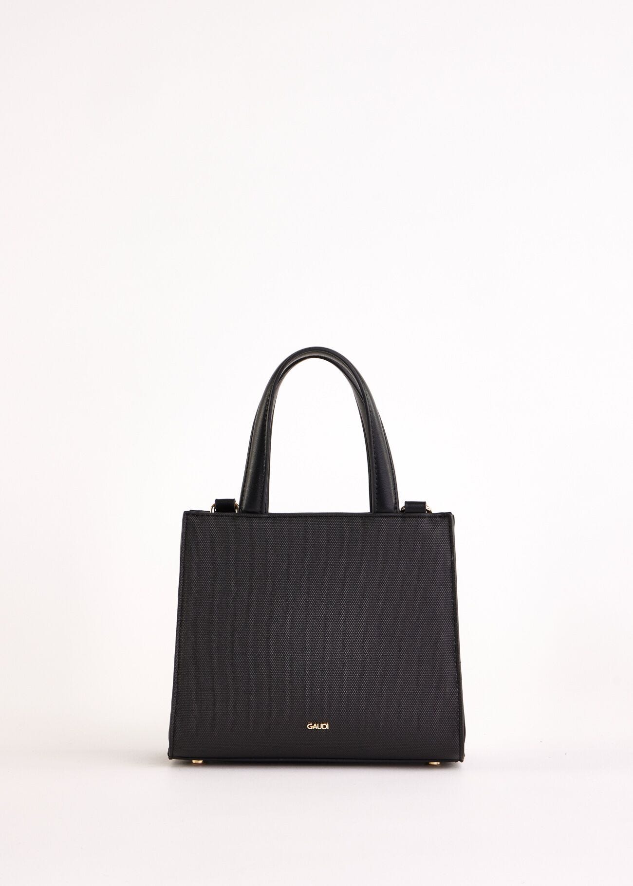 Sac à main noir avec logo