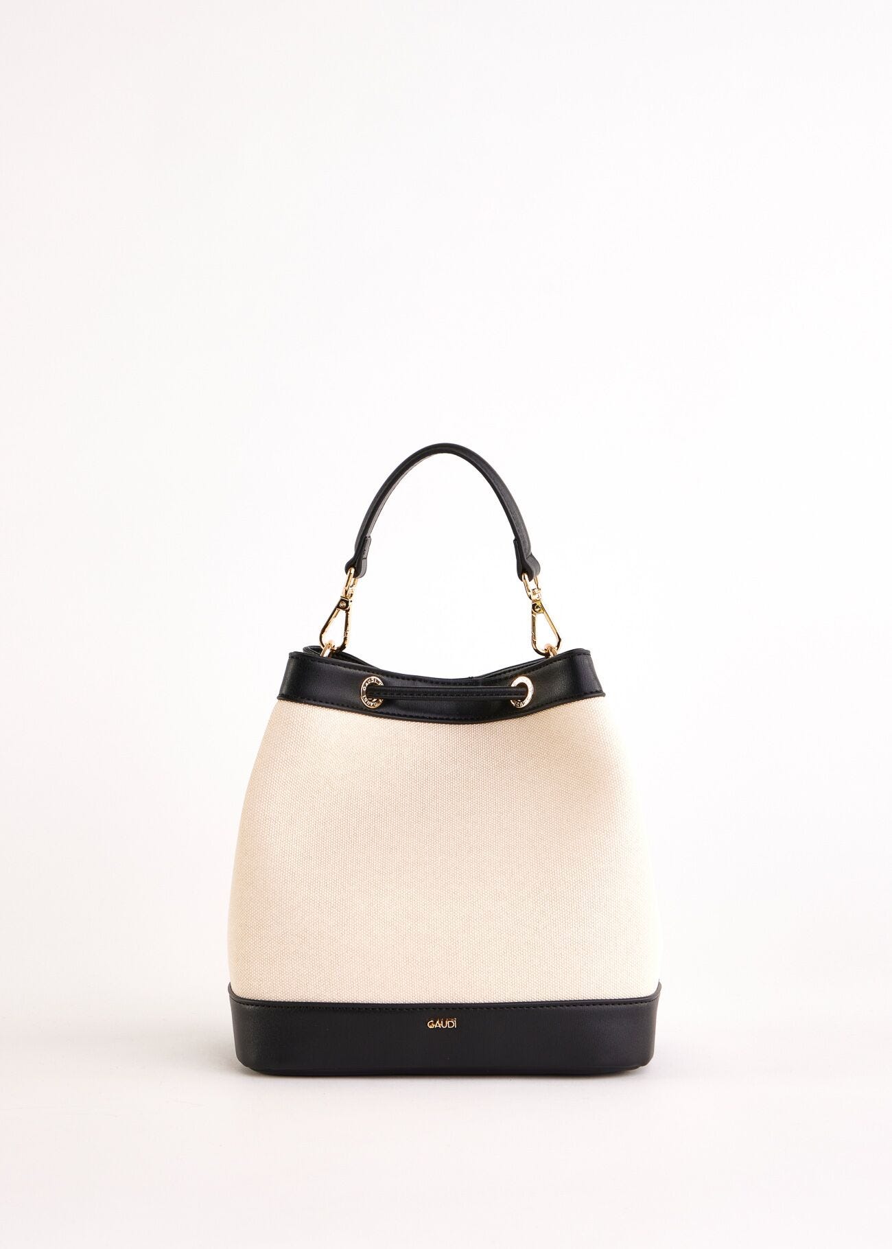 Bolso blanco tipo saco
