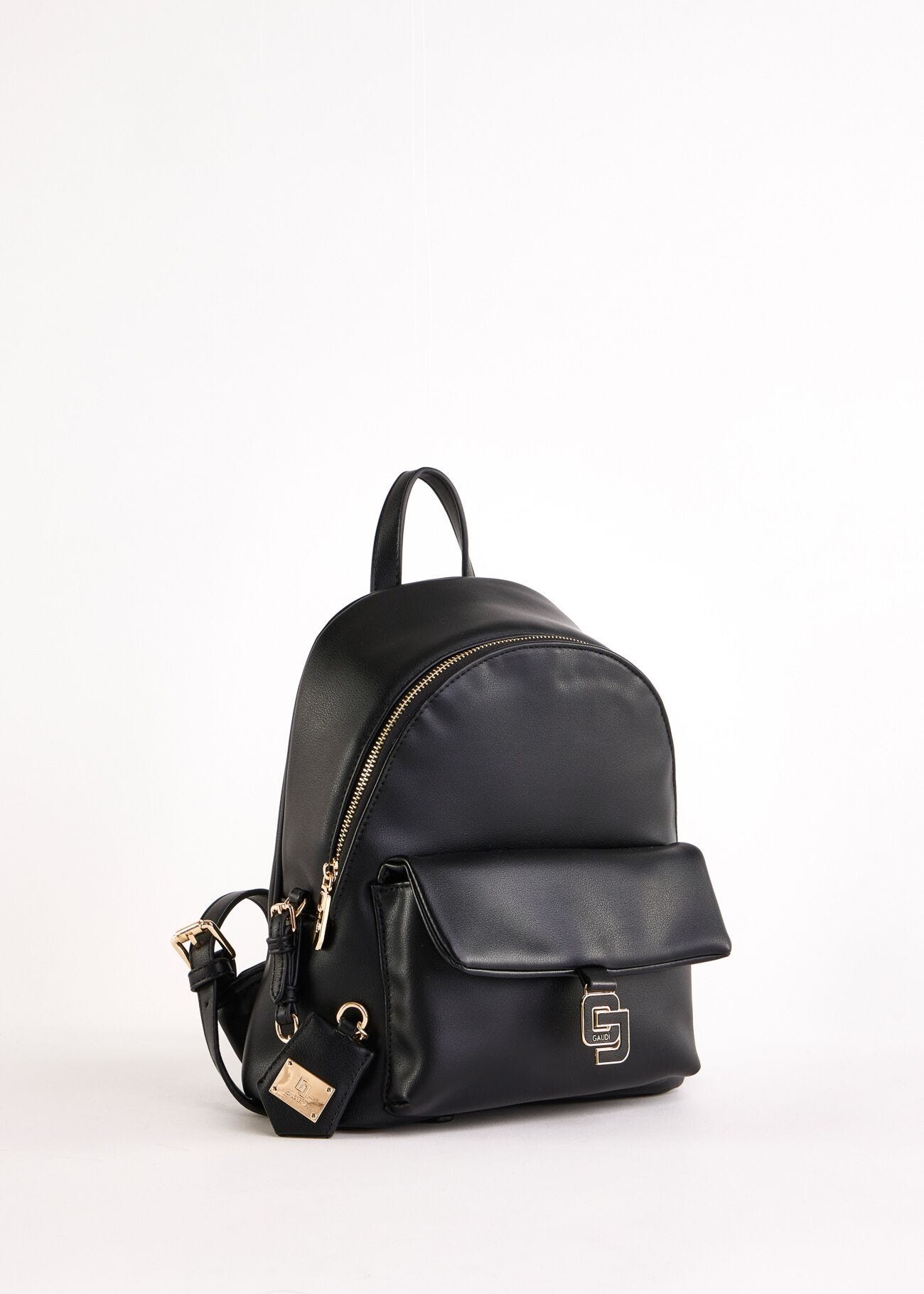 Sac à dos noir en matière synthétique
