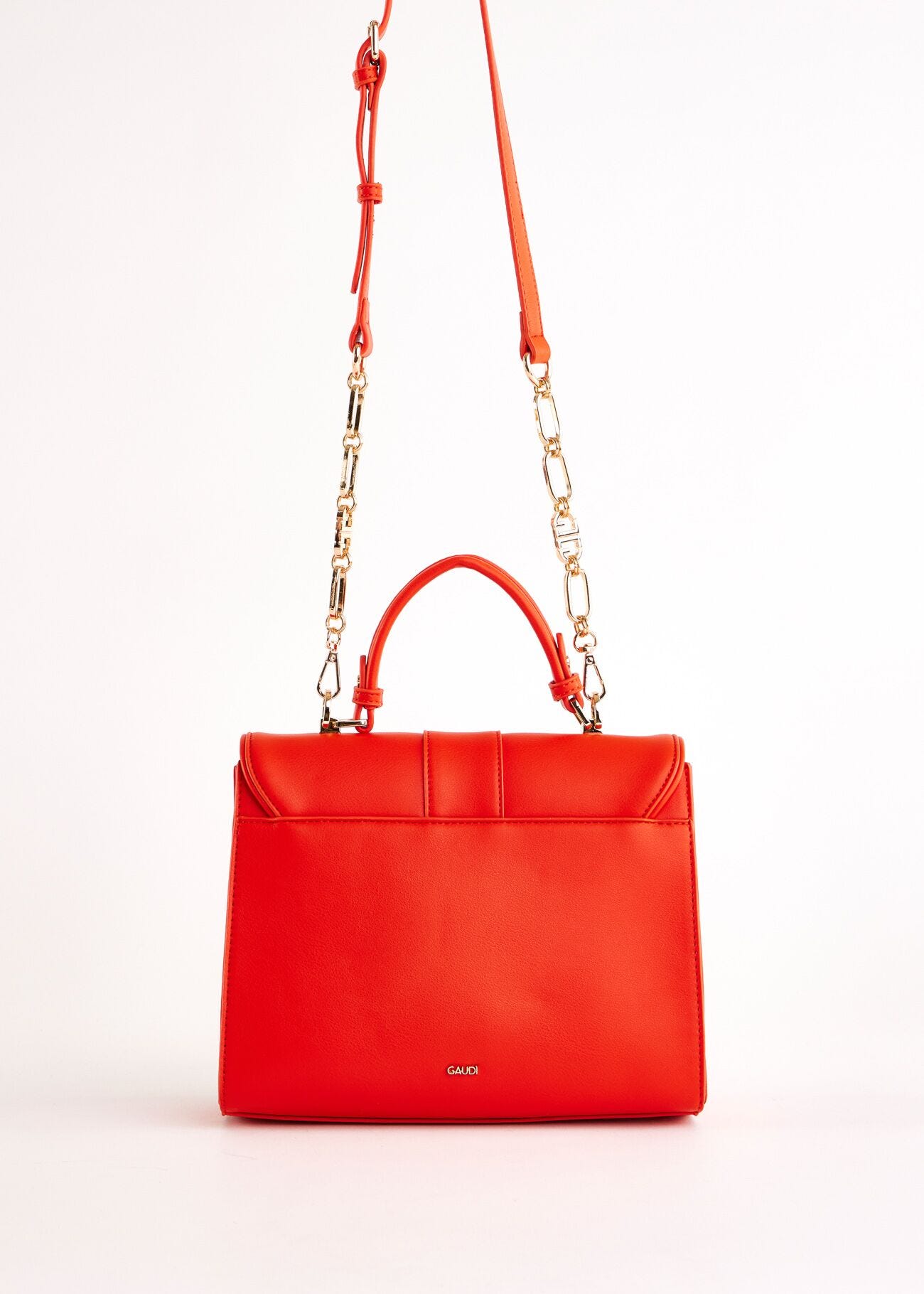 Borsa business rossa con tracolla