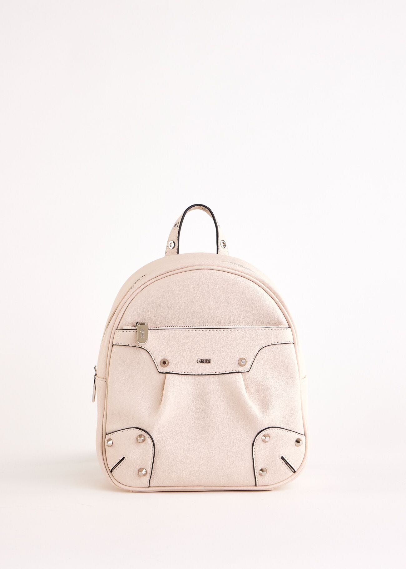 Sac à dos blanc avec clous