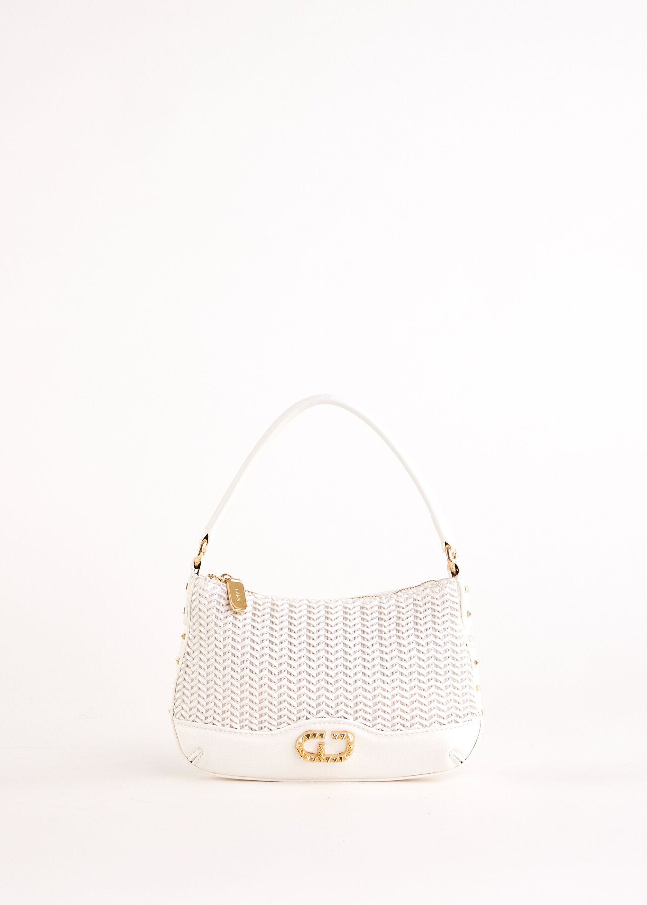 Sac porté épaule blanc avec bandoulière