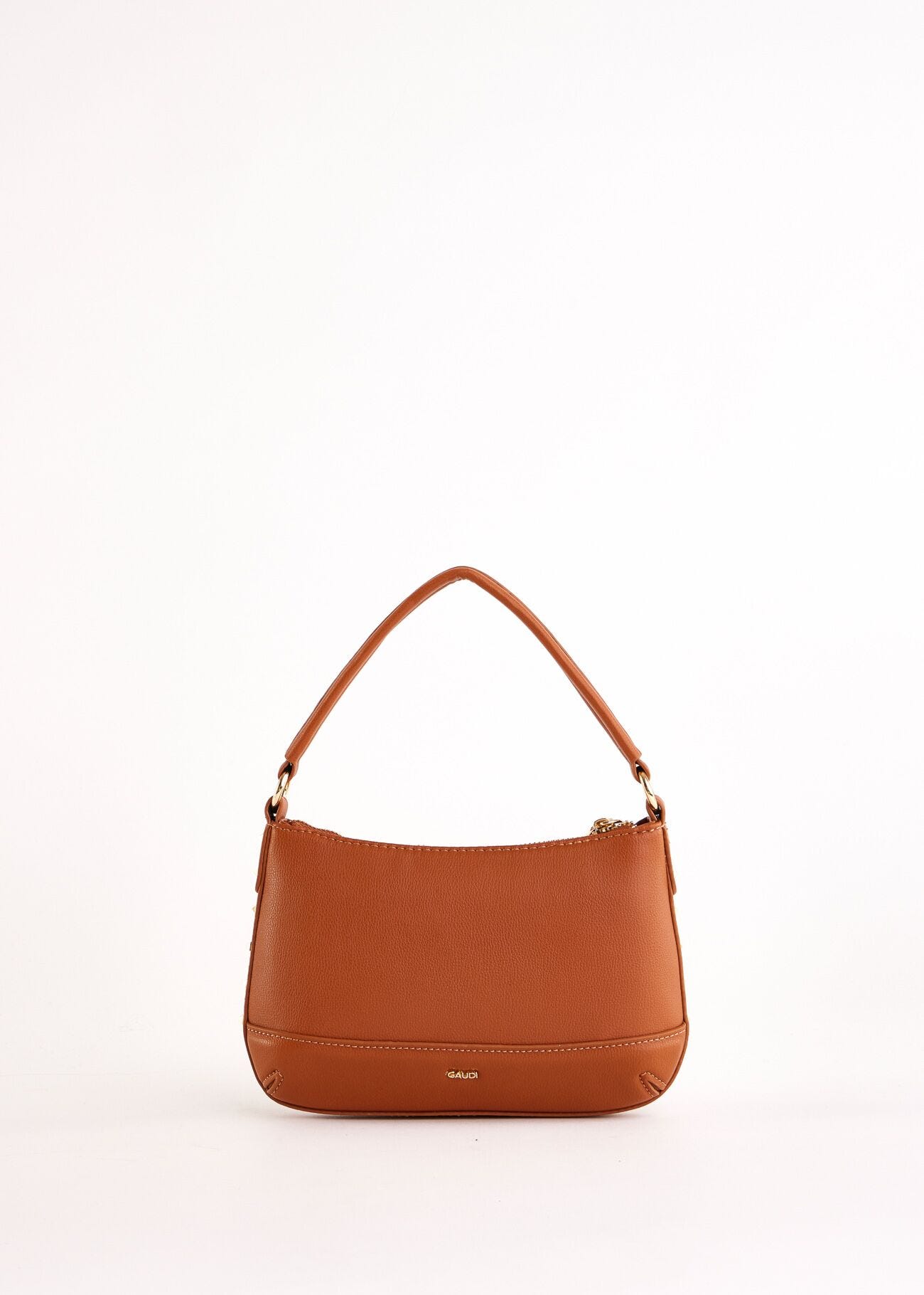 Borsa a spalla marrone con tracolla