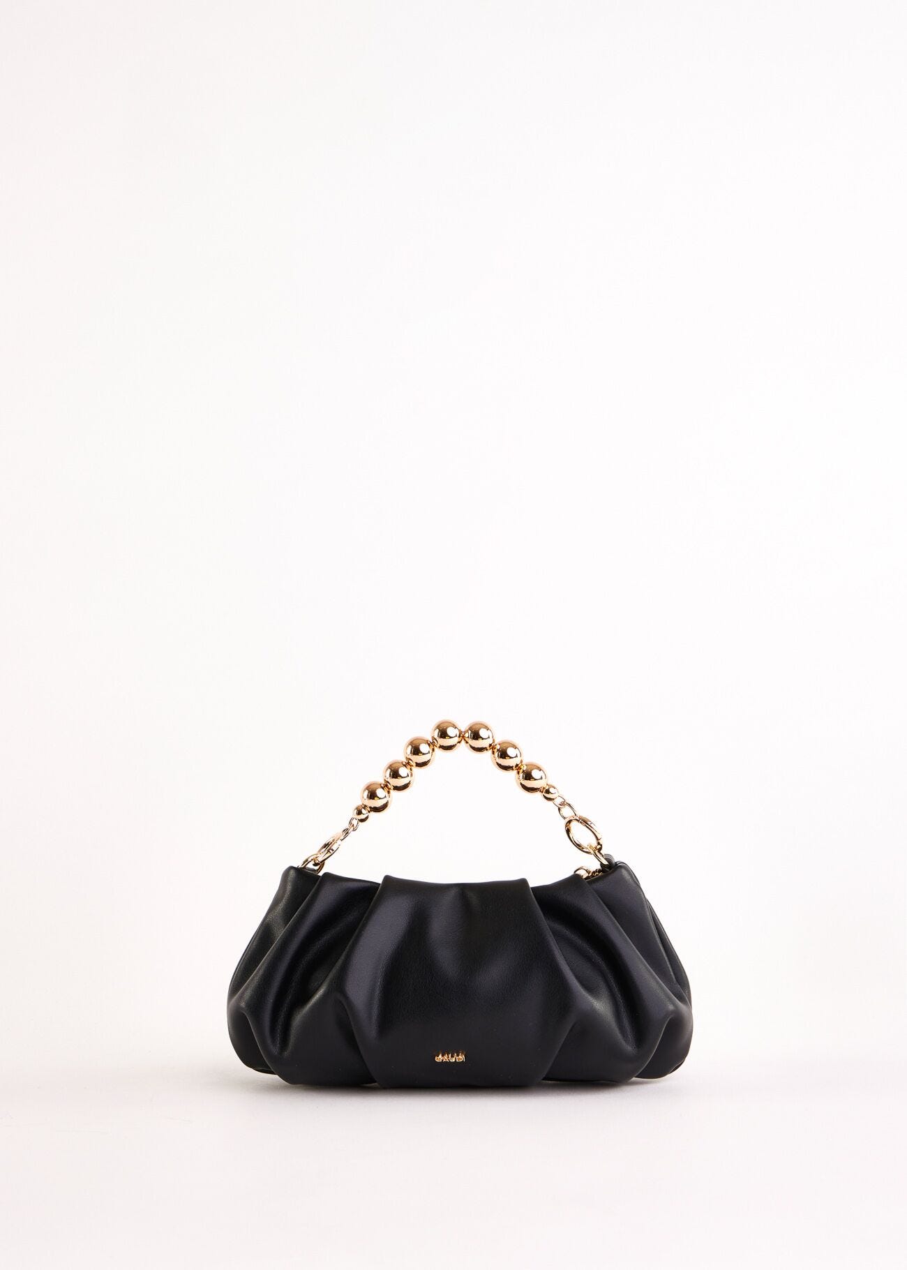 Pochette nera in similpelle