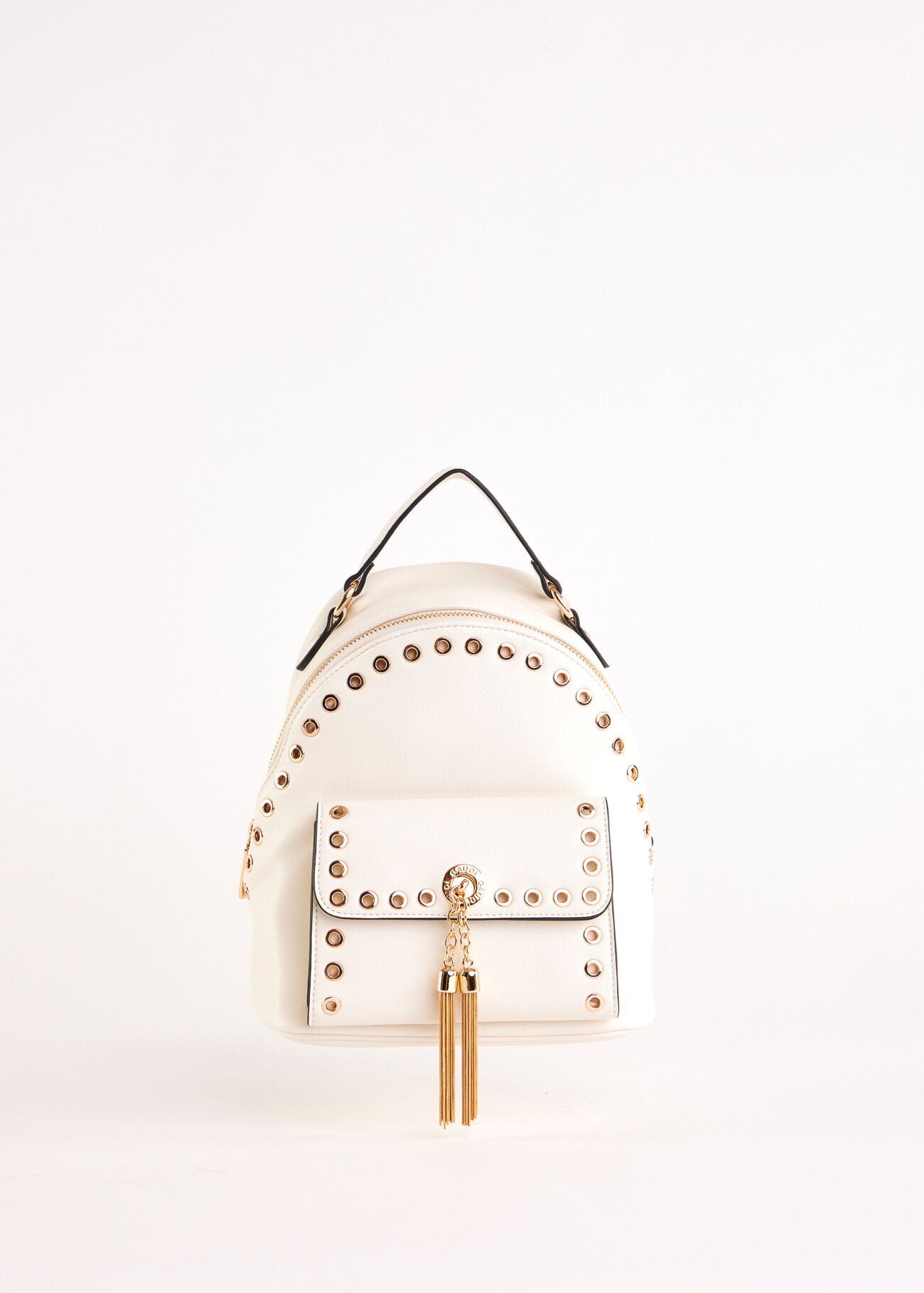 Zaino bianco in similpelle