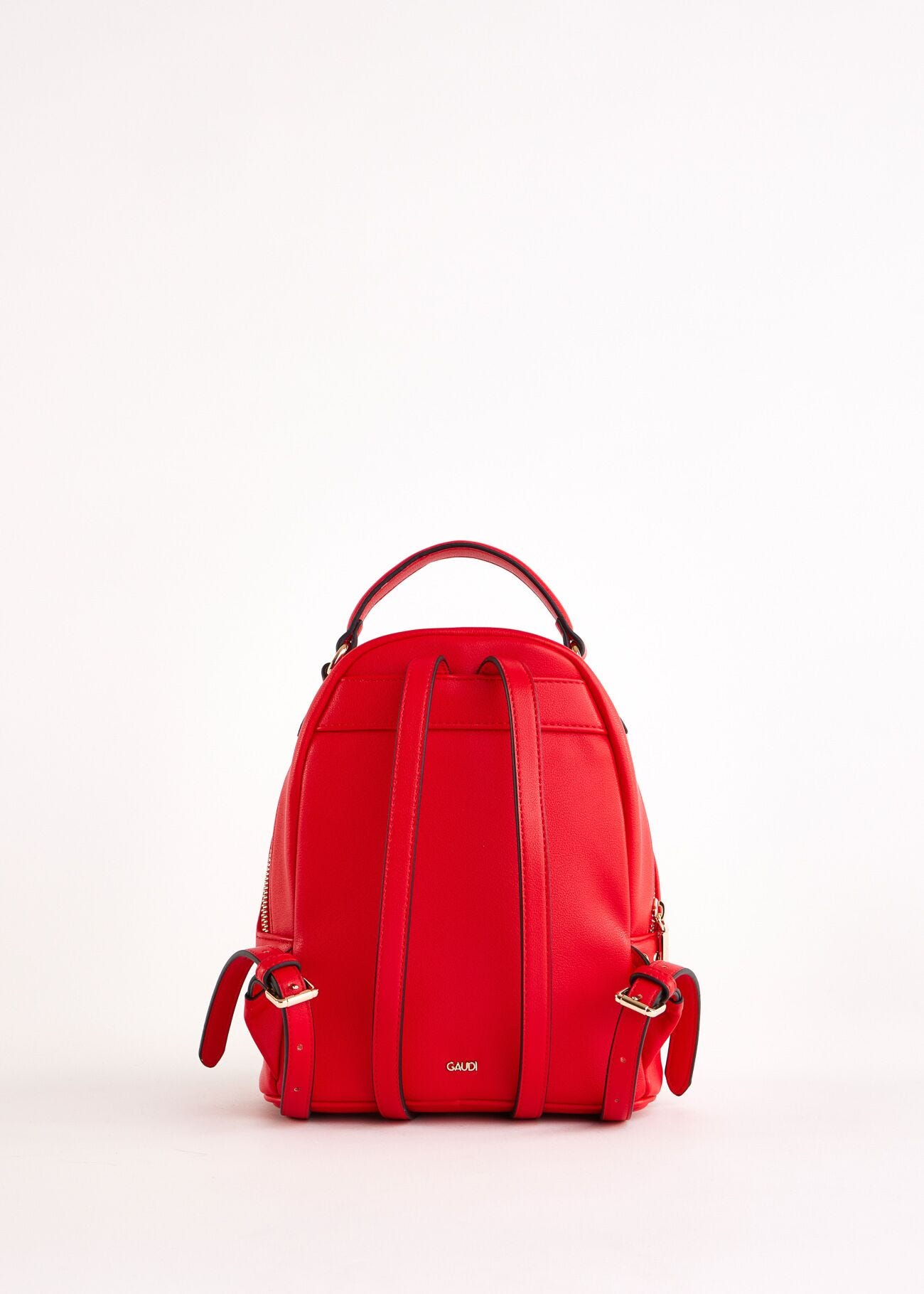 Sac à dos rouge en matière synthétique