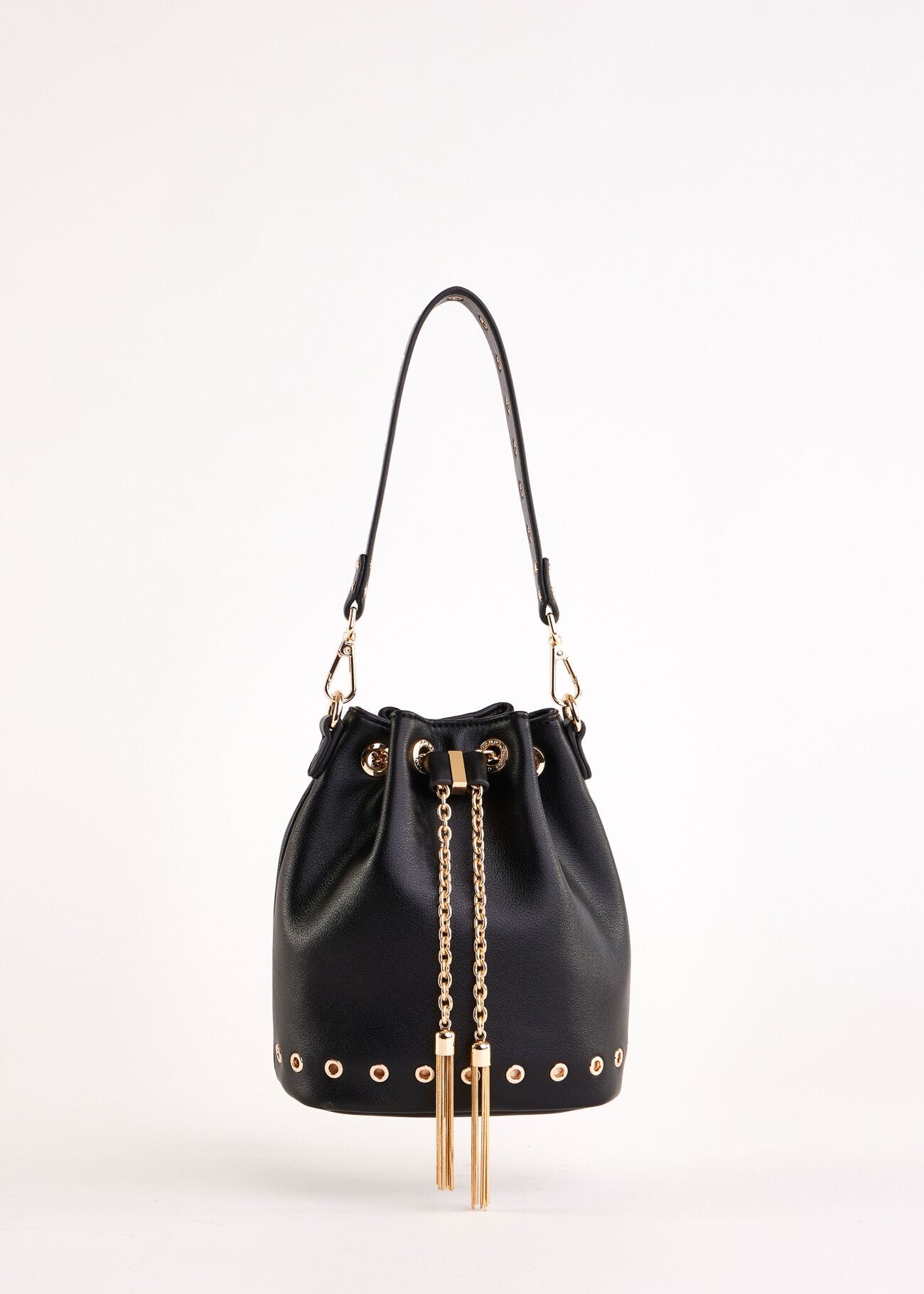 Borsa a secchiello nera