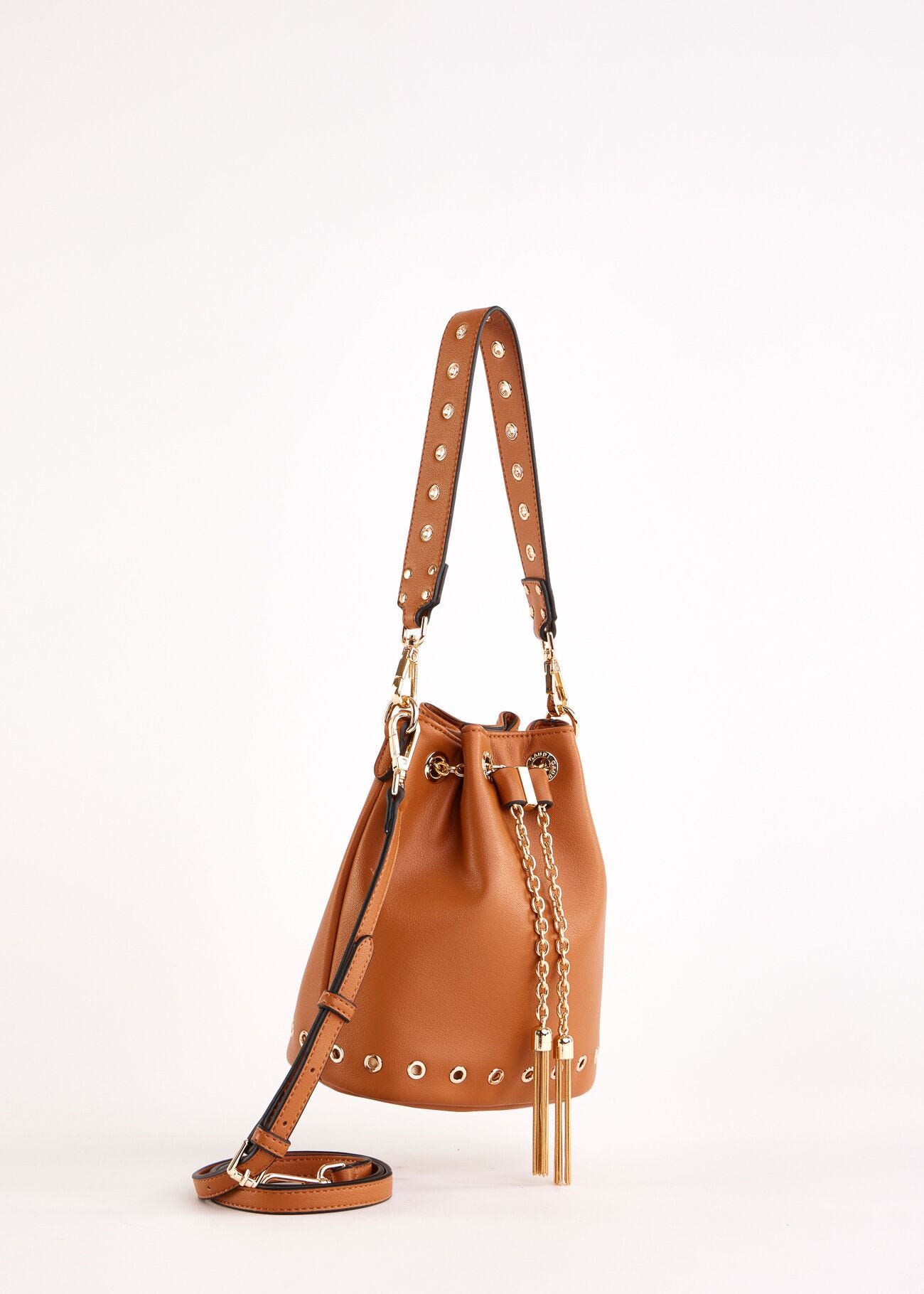 Borsa a secchiello marrone