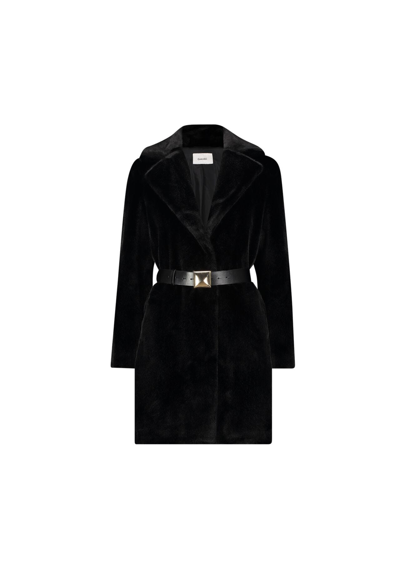 Cappotto in pelliccia sintetica