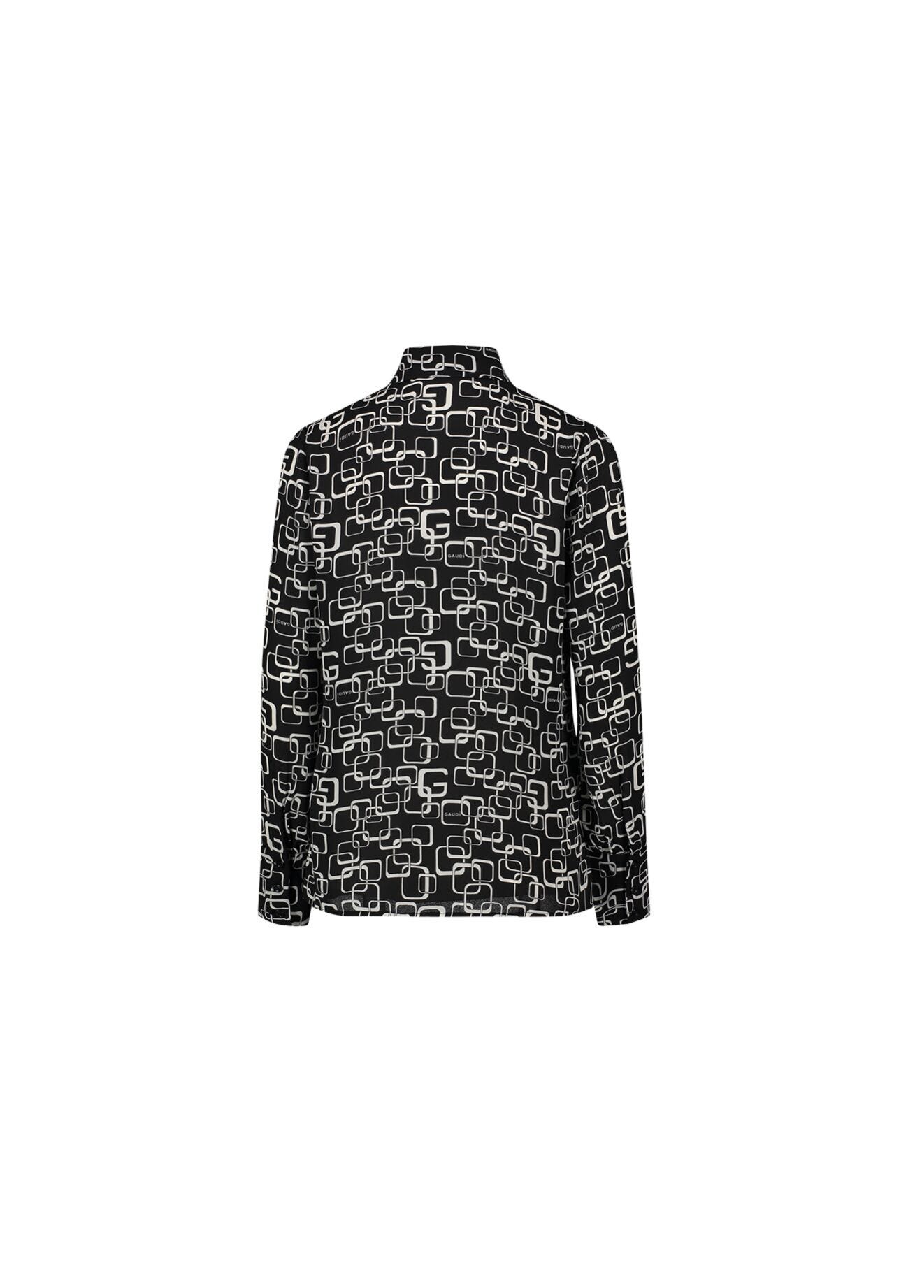 Camicia in georgette stampata