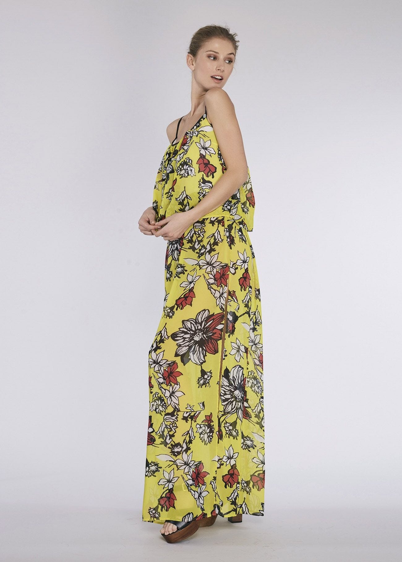 Printed maxi dress 