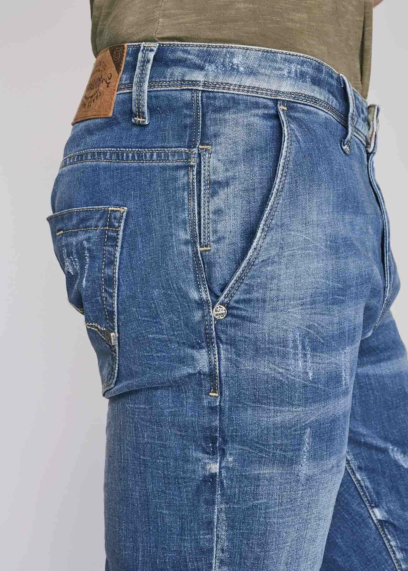 Jeans chino skinny em denim stretch 