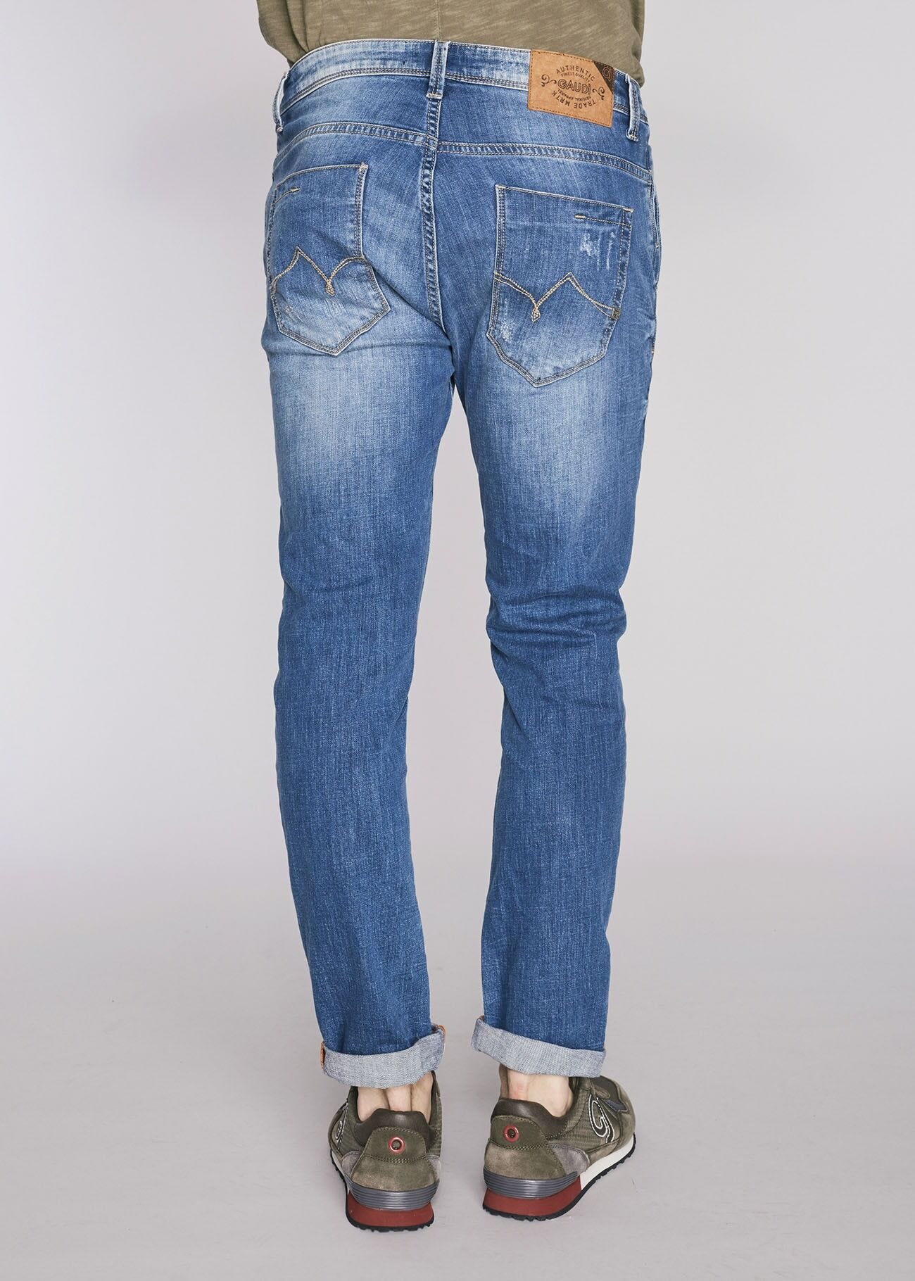Jeans chino skinny em denim stretch 