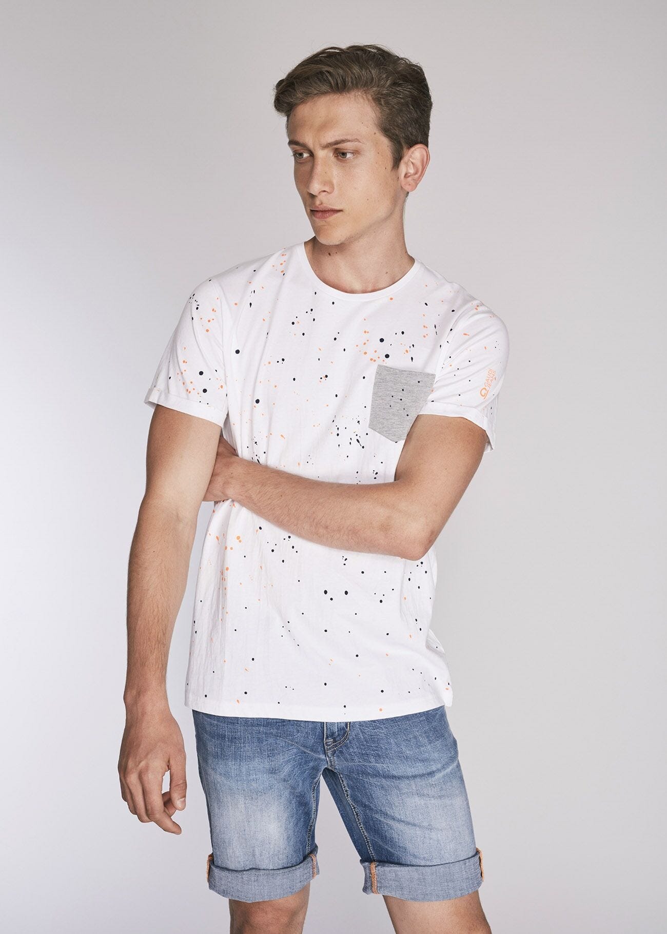 Flecked jersey T-shirt 