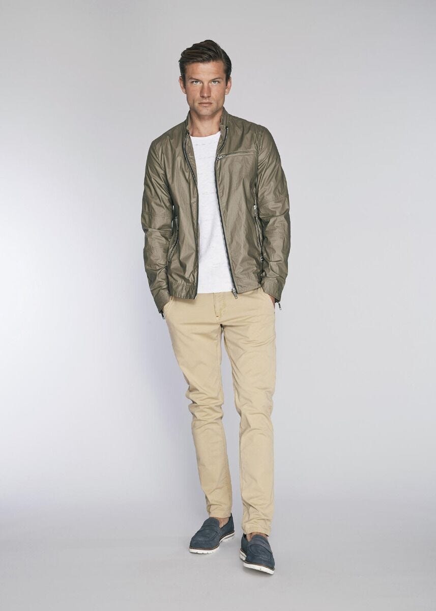 Coated cotton jacket 