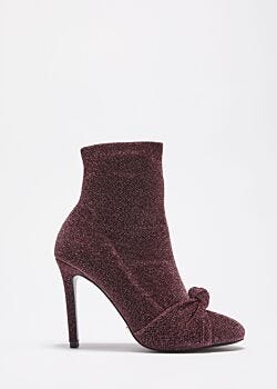 Low boot in lurex with decorative knot Gaudì Fashion