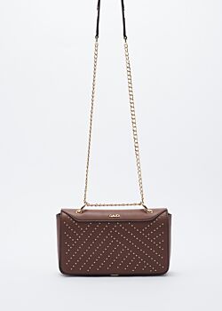 Faux leather crossbody bag with embellishment Gaudì Fashion