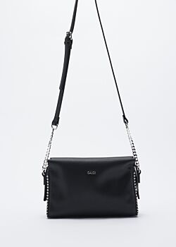 Faux leather crossbody bag with stud embellishment Gaudì Fashion