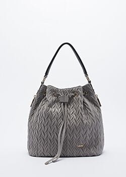 Bucket bag in quilted faux leather Gaudì Fashion