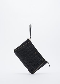 Clutch bag in quilted faux leather Gaudì Fashion