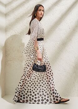 Vestido de mujer en chiffon estampado Gaudì Fashion