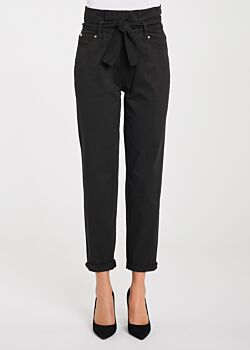 Black F High-waisted trousers Gaudì Jeans