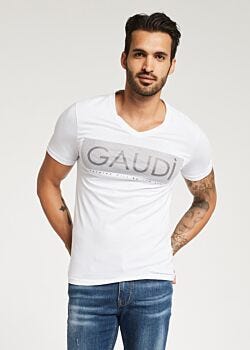 T-shirt con scollo a V Gaudì Uomo