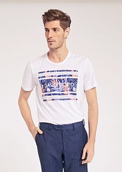 T-shirt con stampa floreale Gaudì Jeans