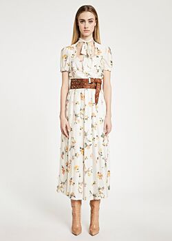Egret Flower Dress Denny Rose