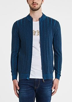 Gaudì Zip Sweater In Cotton Gaudì