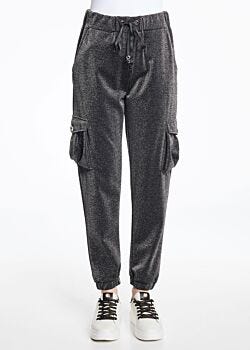 Black I Fleece Pants Gaudì Jeans